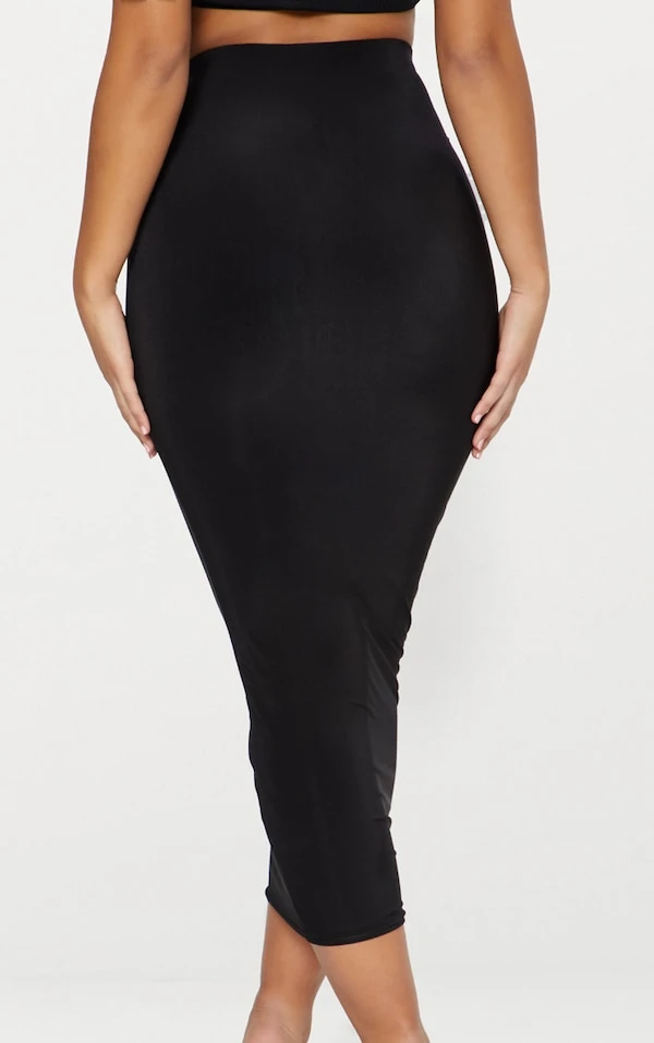 Seconde Peau - Jupe Longue Noire – Image 4